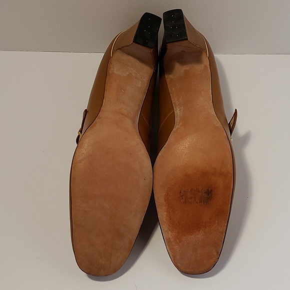 Amano lady dou last vintage retro tan heels - Picture 5 of 6